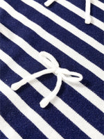 Stripe Knitted Bow Decor Sweater Vest