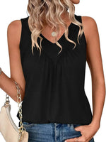 Ruched V-Neck Tank