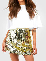 Sequin Mini Skirt