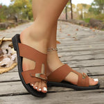 Open Toe Block Heels Sandals