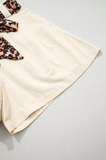 High-Waisted Pleated Shorts