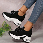 Lace Up Platform Sneakers