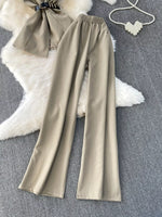 Sleeveless Top and Wide-Leg Pants Set
