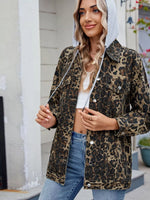 Button Up Long Sleeve Denim Jacket