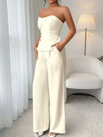 Sweetheart Neck Tube Top and PantsSet