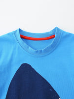 Children's Shark Graphic Short Sleeve T-Shirt