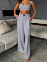 Scoop Neck Cami and Pants Set