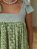 Floral Print Tie Shoulder Summer Dress