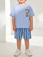 Children's Surf Club Hawaii Graphic Tee and Shorts Set