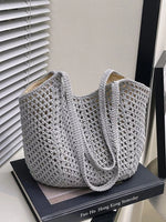 Woven Straw Shoulder Bag