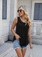 Ribbed Round Neck Tank