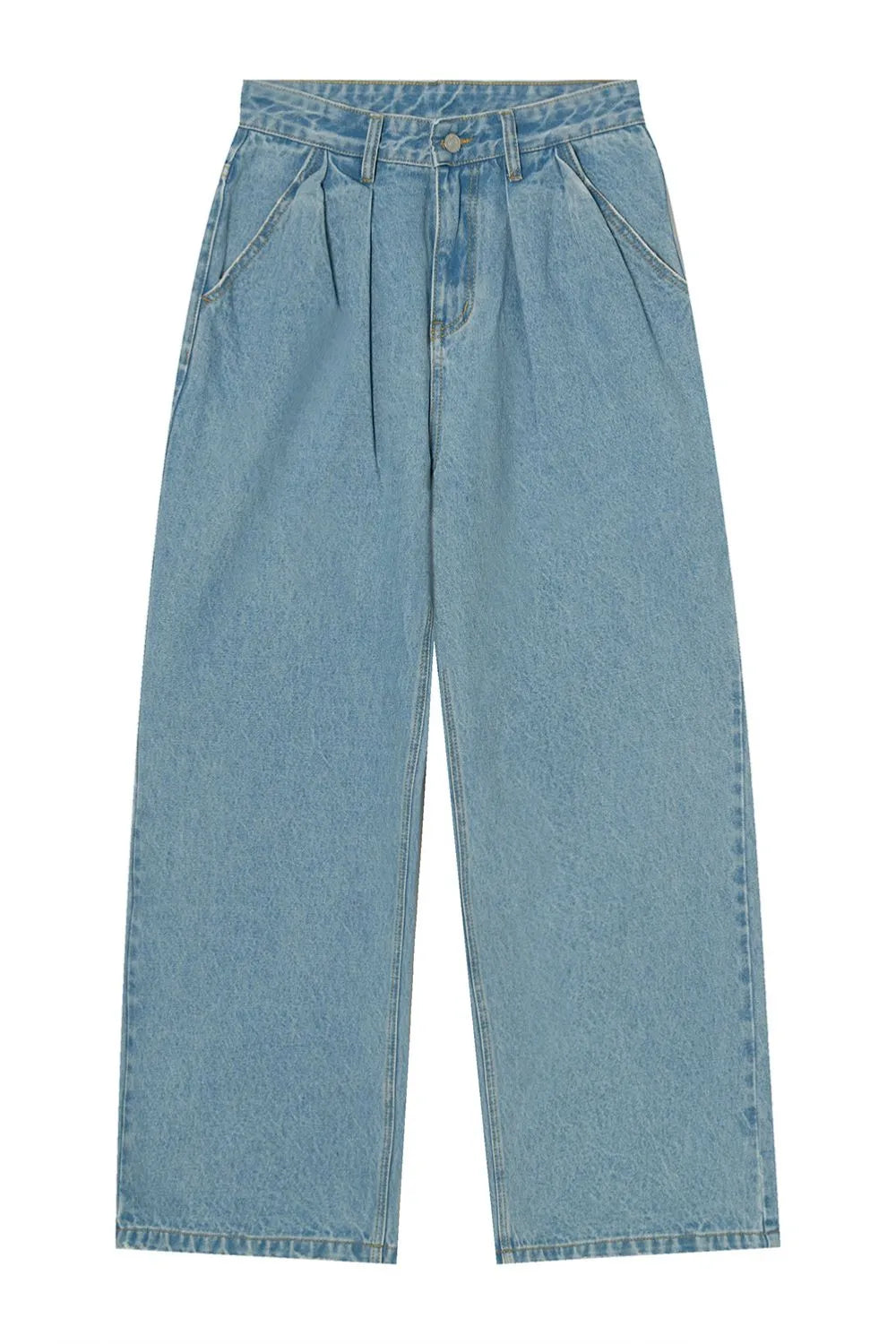 Wide Leg Jeans with Pockets
