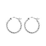 925 Sterling Silver Hoop Earrings