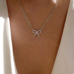 Bowknot Pendant Necklace