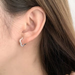 925 Sterling Silver Four Leaf Clover Earrings