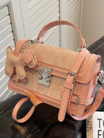 Adjustable Strap Flap Crossbody Bag