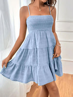 Smocked Tiered Cami Dress