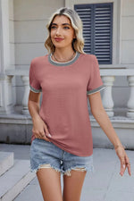 Round Neck Short Sleeve T-Shirt