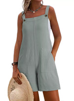 Casual Wide Strap Overalls