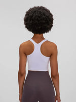 Millennia Scoop Neck Active Tank with Detachable Chest Pads