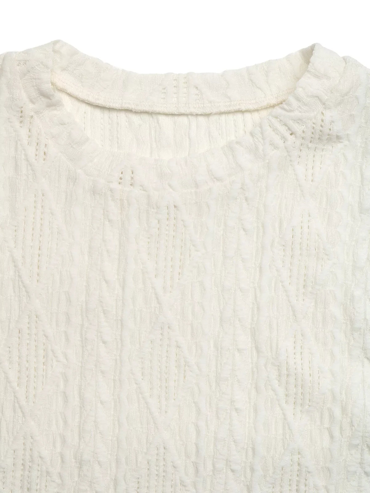 Textured Cap Sleeve Top