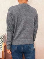 Button-Up Long Sleeve Cardigan