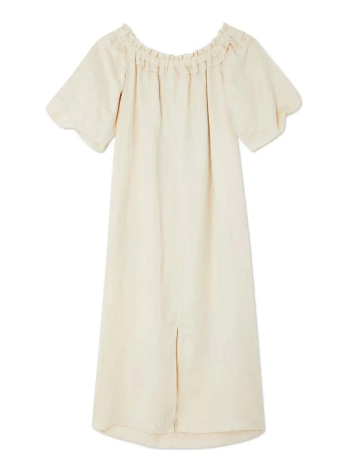 Frill Printed Off-Shoulder Dress