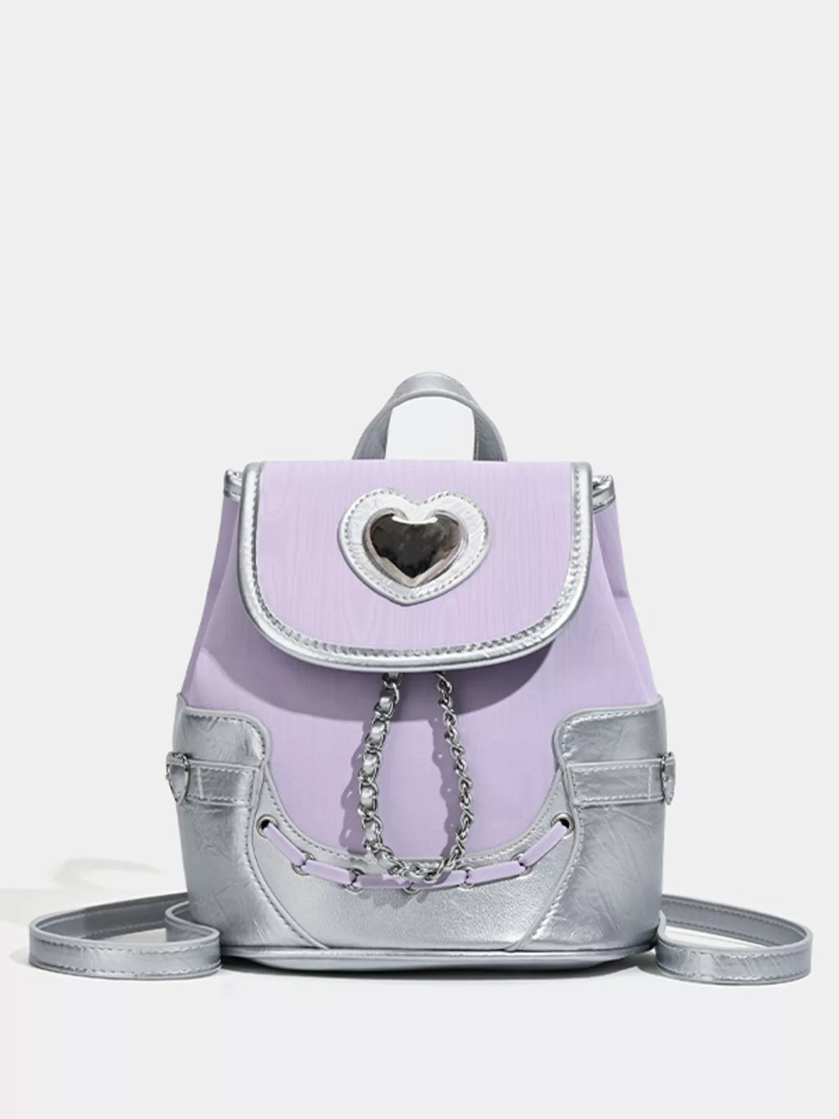 Heart Flap Backpack Bag