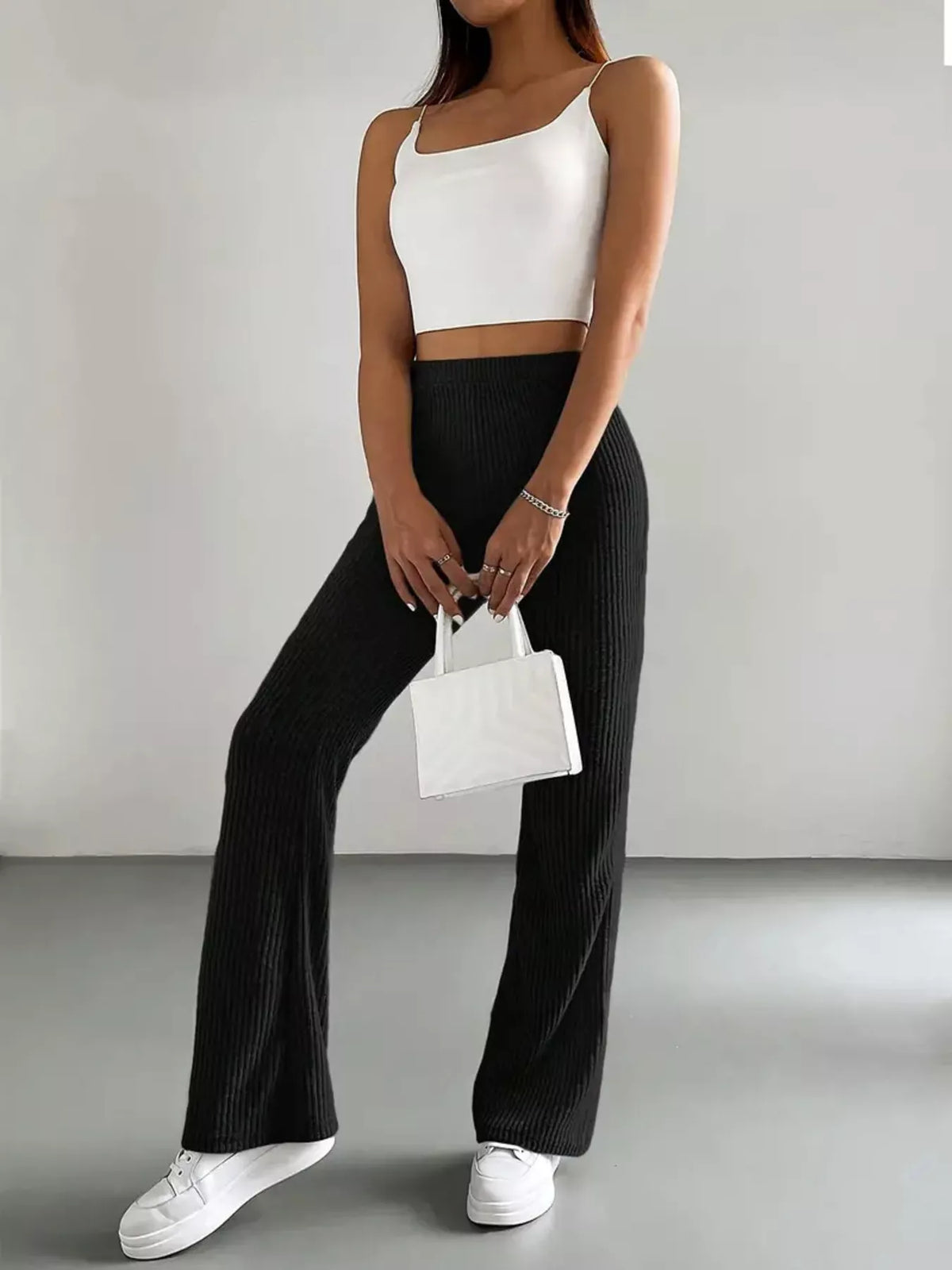 High Waist Flare Pants