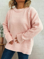 Round Neck Raglan Sleeve Sweater