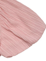 V-Neck Puff Sleeve Dress