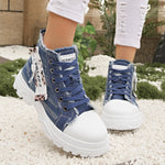 Lace Up Platform Sneakers
