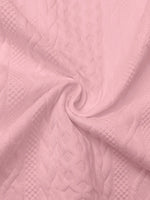 Texture Zip Up Long Sleeve Jacket