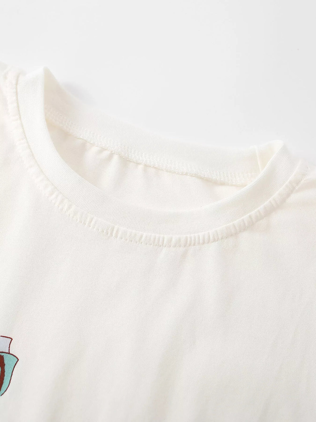 Children's Ruffle Long Sleeve Graphic T-Shirt