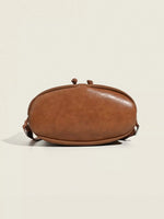 Drawstring Closure Flap Backpack Bag