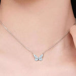 925 Sterling Silver Butterfly Necklace