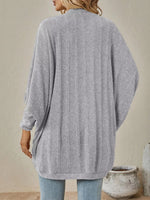Casual Knit Open Front Cardigan