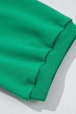 Frill Zip Front Puff Sleeve Top and Skort Set