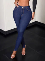 Classic High-Waisted Skinny Jeans