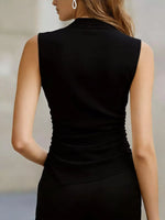 Draped Asymmetrical Tank Top