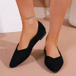 Pointed Toe Slip-Ons