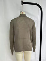 Half-Zip Dropped Shoulder Sweater