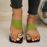Toe Ring Flat Sandals