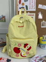 Embroidered Lightweight Backpack Bag