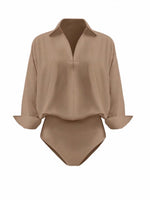 Button-Down Long Sleeve Bodysuit