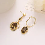 Asymmetrical Geometric Dangle Earrings