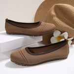 Round Toe Flat Slip-Ons