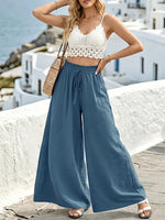 Wide Leg Drawstring Pants
