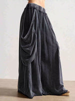 Oversized Wide-Leg Harem Pants