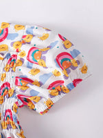 Children's Smocked Puff Sleeve Dress